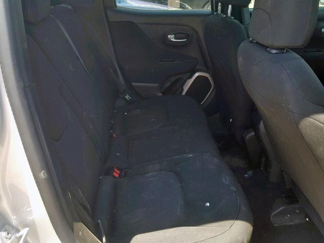 ZACCJAAB0HPF92148 - 2017 JEEP RENEGADE L Արծաթագույն լուսանկար 6