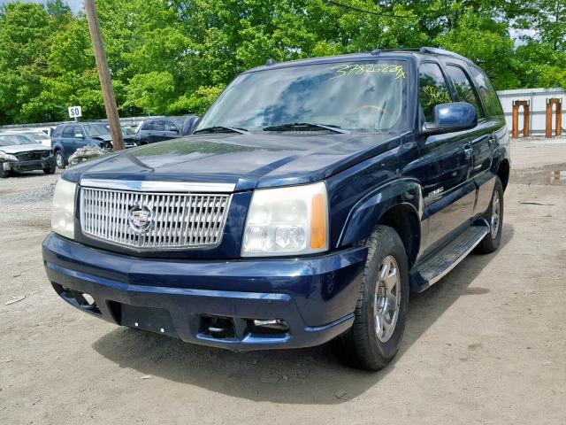 1GYEK63N04R259268 - 2004 CADILLAC ESCALADE L BLUE photo 2