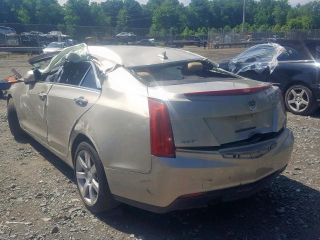 1G6AA5RA4E0194164 - 2014 CADILLAC ATS SILVER photo 3