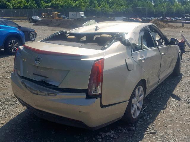 1G6AA5RA4E0194164 - 2014 CADILLAC ATS SILVER photo 4