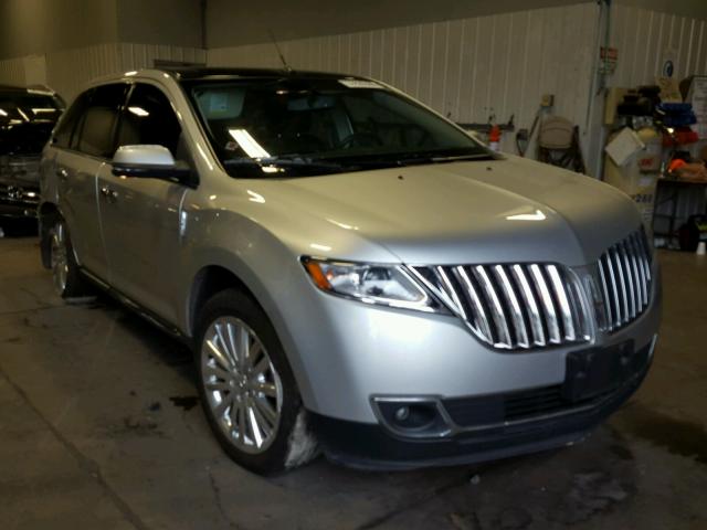 2LMDJ8JK7DBL46869 - 2013 LINCOLN MKX GRAY photo 1