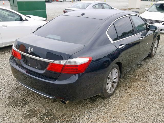 1HGCR2F80DA153488 - 2013 HONDA ACCORD EXL BLACK photo 4