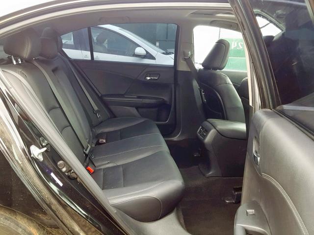 1HGCR2F80DA153488 - 2013 HONDA ACCORD EXL BLACK photo 6