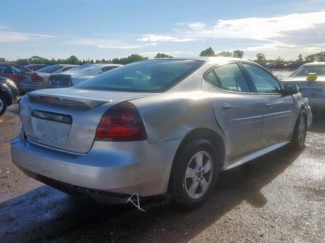 2G2WP552761264721 - 2006 PONTIAC GRAND PRIX SILVER photo 4