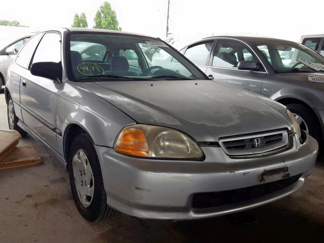 2HGEJ6345VH107456 - 1997 HONDA CIVIC DX SILVER photo 1