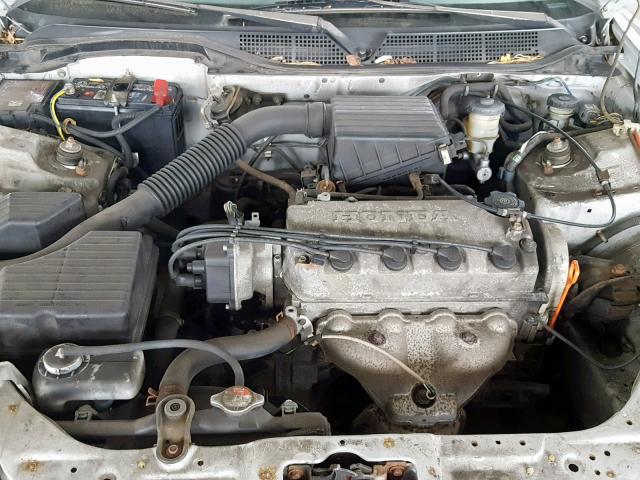 2HGEJ6345VH107456 - 1997 HONDA CIVIC DX SILVER photo 7