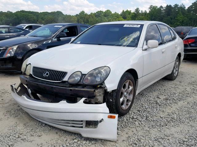 JT8BD69S140192764 - 2004 LEXUS GS 300 WHITE photo 2