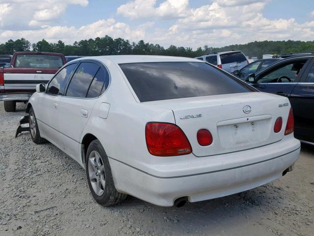 JT8BD69S140192764 - 2004 LEXUS GS 300 WHITE photo 3