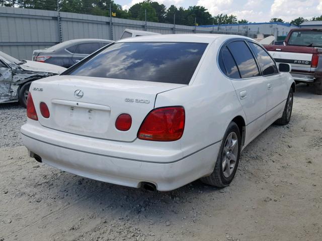 JT8BD69S140192764 - 2004 LEXUS GS 300 WHITE photo 4