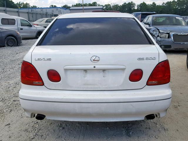 JT8BD69S140192764 - 2004 LEXUS GS 300 WHITE photo 9