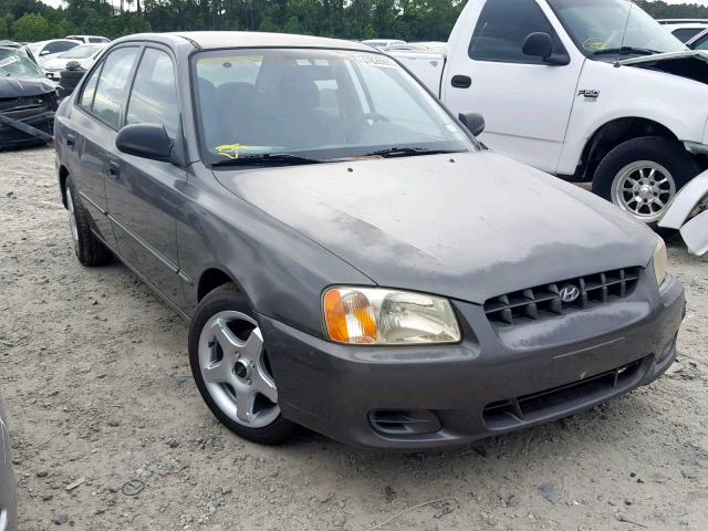 KMHCG45C02U274602 - 2002 HYUNDAI ACCENT GL BROWN photo 1