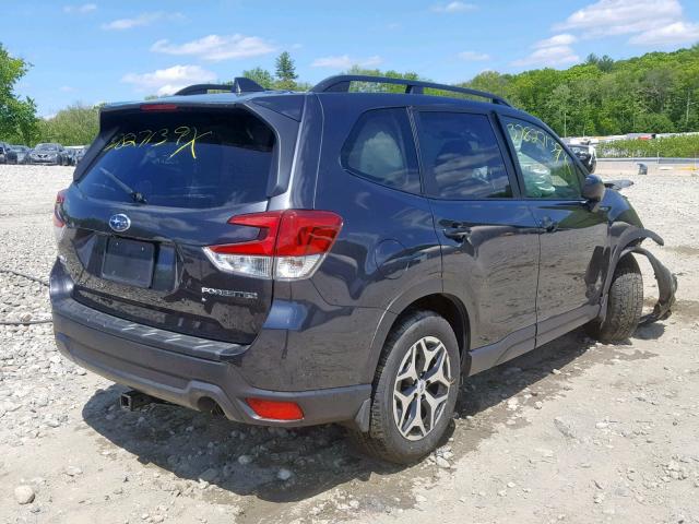 JF2SKAGC7KH514250 - 2019 SUBARU FORESTER P GRAY photo 4