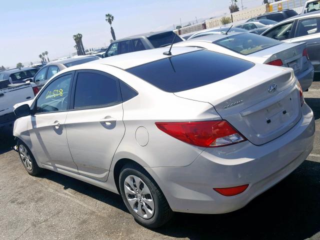 KMHCT4AEXGU000933 - 2016 HYUNDAI ACCENT SE WHITE photo 3