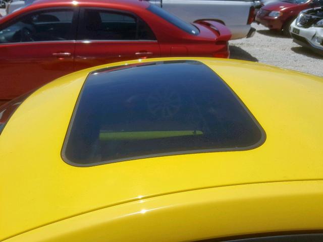 3VWDD21C42M428824 - 2002 VOLKSWAGEN NEW BEETLE YELLOW photo 10