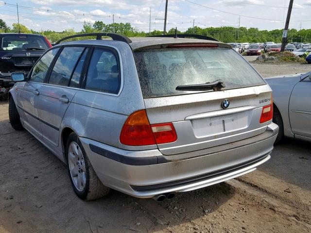 WBAEP334X2PE91060 - 2002 BMW 325 XIT SILVER photo 3