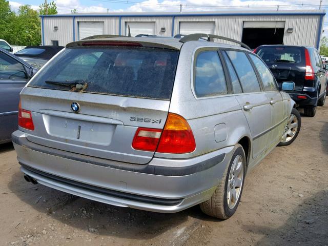 WBAEP334X2PE91060 - 2002 BMW 325 XIT SILVER photo 4