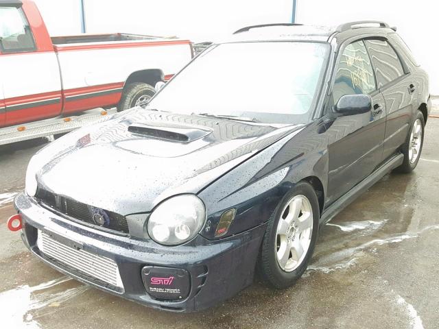 JF1GG29672G801232 - 2002 SUBARU IMPREZA WR GRAY photo 2