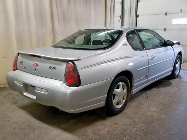 2G1WX12K8Y9164438 - 2000 CHEVROLET MONTE CARL SILVER photo 4