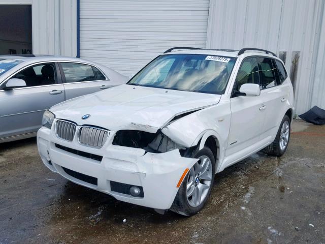 WBXPC934X9WJ28980 - 2009 BMW X3 XDRIVE3 WHITE photo 2