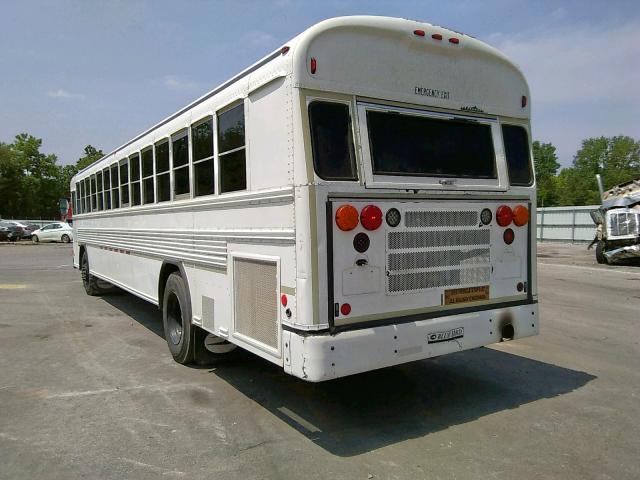 1BABNBKA47F246627 - 2007 BLUE BIRD SCHOOL BUS WHITE photo 3