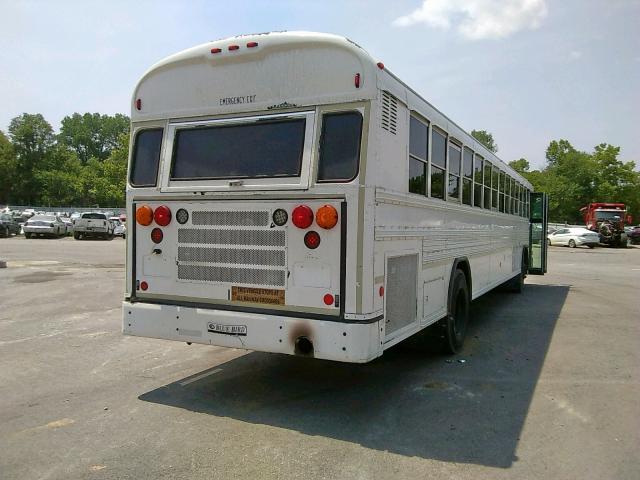 1BABNBKA47F246627 - 2007 BLUE BIRD SCHOOL BUS WHITE photo 4