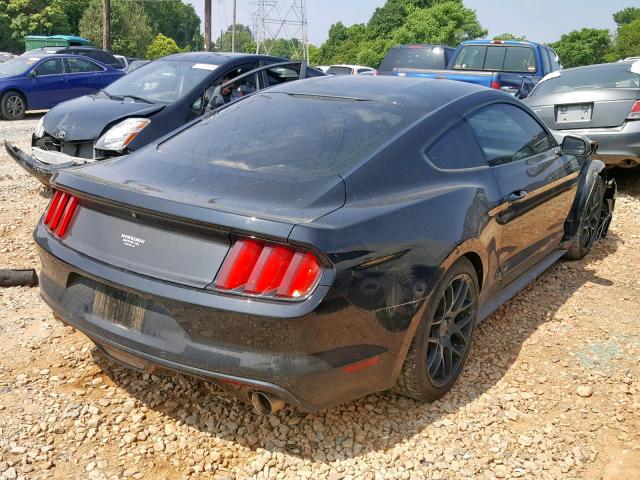 1FA6P8AM1F5366279 - 2015 FORD MUSTANG BLACK photo 4