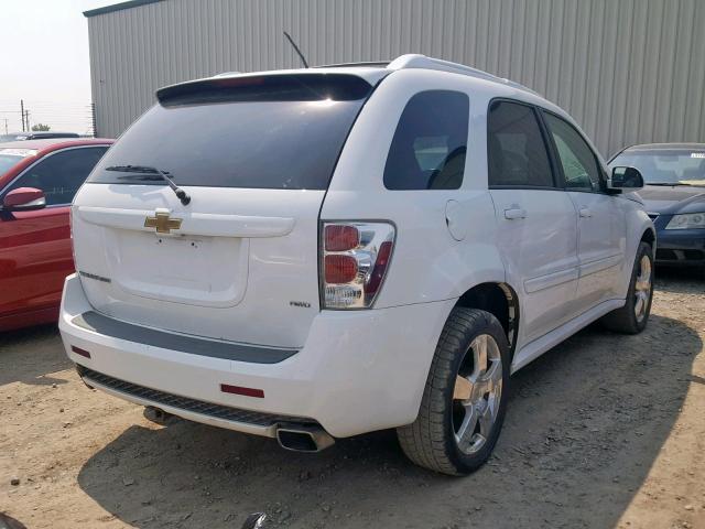 2CNDL737086048977 - 2008 CHEVROLET EQUINOX SP WHITE photo 4