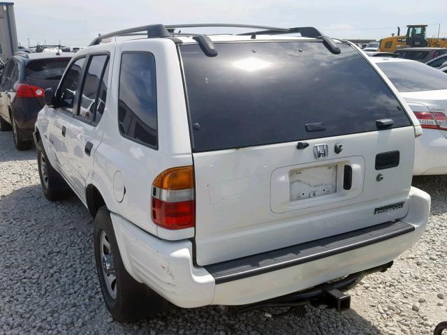 4S6CK58W8X4425470 - 1999 HONDA PASSPORT E WHITE photo 3