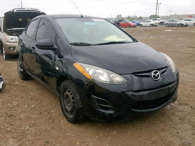 JM1DE1HYXB0108468 - 2011 MAZDA MAZDA2 BLACK photo 1