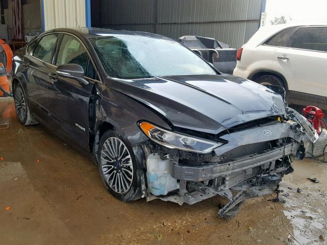 3FA6P0RU2HR356933 - 2017 FORD FUSION TIT GRAY photo 1