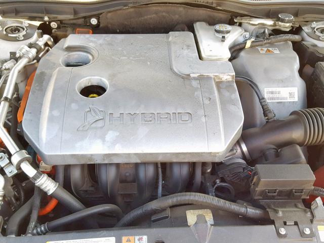 3FADP0L33AR395785 - 2010 FORD FUSION HYB SILVER photo 7