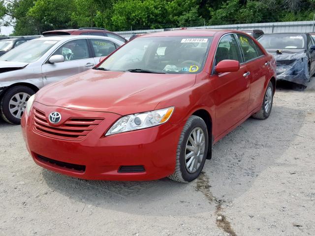 4T1BE46K87U158000 - 2007 TOYOTA CAMRY NEW RED photo 2