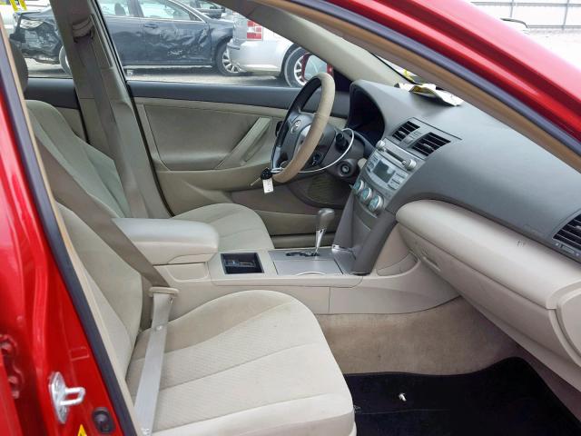 4T1BE46K87U158000 - 2007 TOYOTA CAMRY NEW RED photo 5