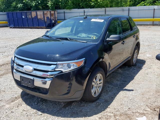 2FMDK3GC5CBA38058 - 2012 FORD EDGE SE BLACK photo 2