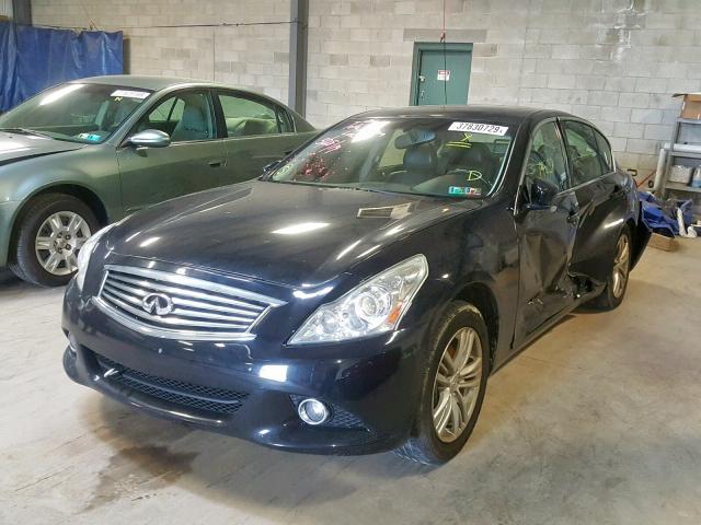 JN1CV6AR7DM765271 - 2013 INFINITI G37 BLACK photo 2