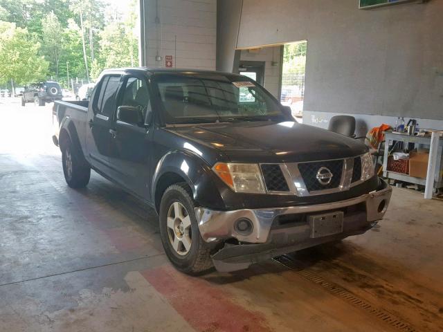 1N6AD09U37C457986 - 2007 NISSAN FRONTIER C BLACK photo 1