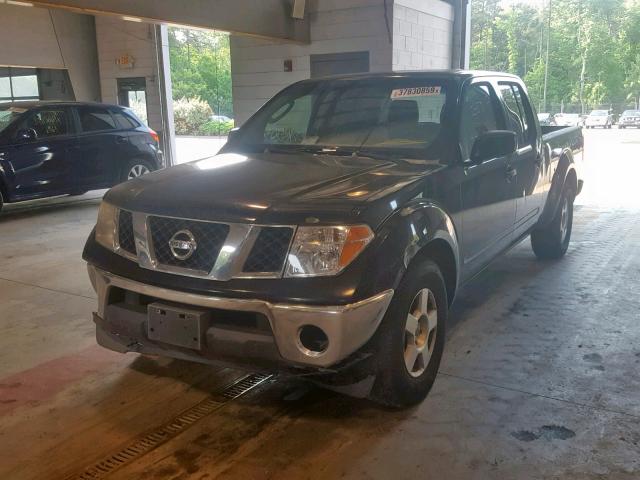 1N6AD09U37C457986 - 2007 NISSAN FRONTIER C BLACK photo 2