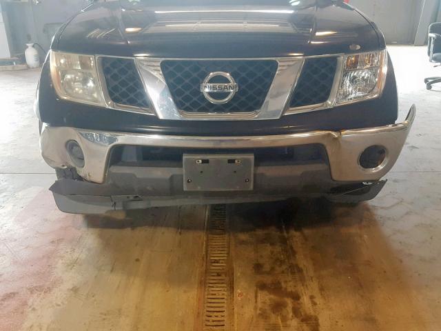 1N6AD09U37C457986 - 2007 NISSAN FRONTIER C BLACK photo 9