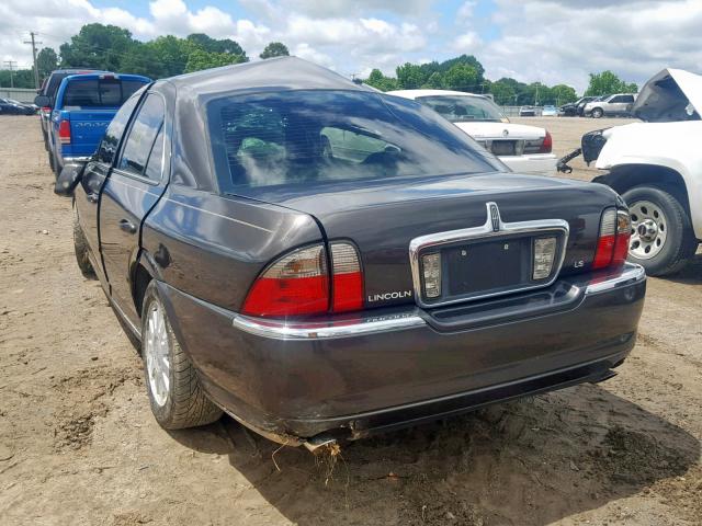 1LNHM86S85Y638192 - 2005 LINCOLN LS BROWN photo 3