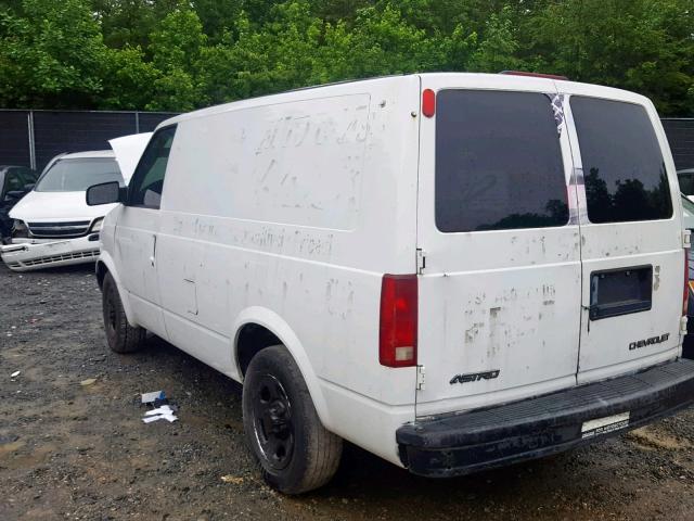 1GCDM19X43B131355 - 2003 CHEVROLET ASTRO WHITE photo 3