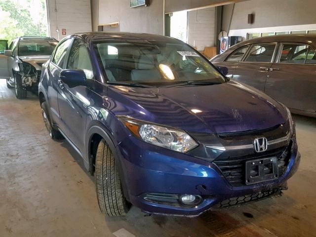 3CZRU6H50HM728502 - 2017 HONDA HR-V EX BLUE photo 1