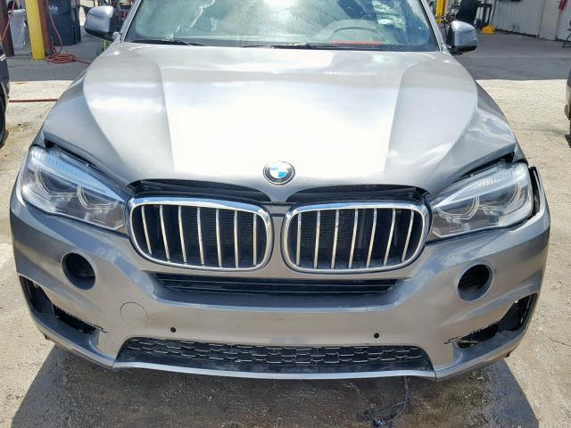 5UXKR2C54F0H37732 - 2015 BMW X5 SDRIVE3 GRAY photo 9