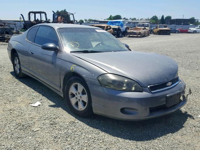 2G1WM15K269191412 - 2006 CHEVROLET MONTE CARL GRAY photo 1