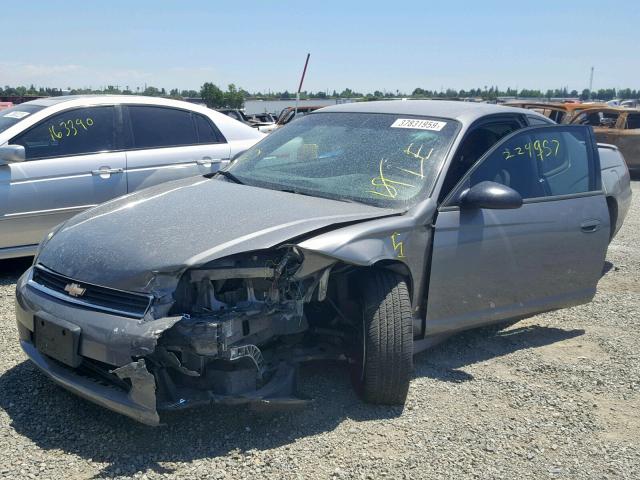 2G1WM15K269191412 - 2006 CHEVROLET MONTE CARL GRAY photo 2