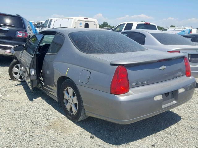 2G1WM15K269191412 - 2006 CHEVROLET MONTE CARL GRAY photo 3