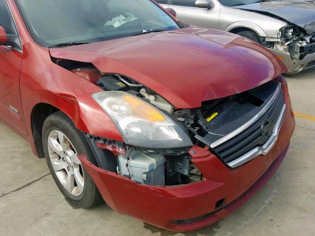 1N4CL21E99C182065 - 2009 NISSAN ALTIMA HYB RED photo 9