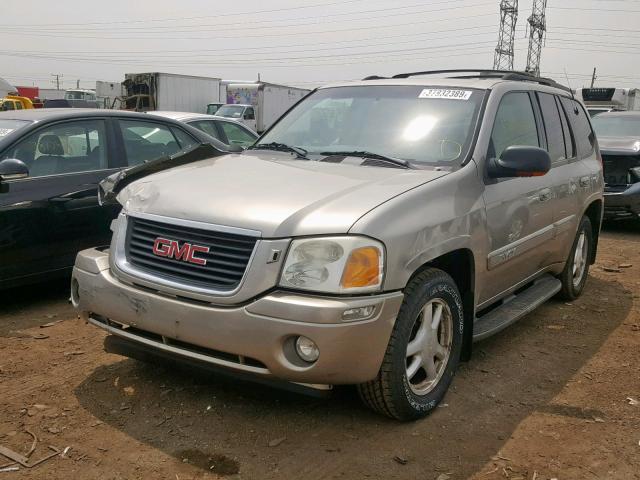 1GKDT13S022155722 - 2002 GMC ENVOY BEIGE photo 2