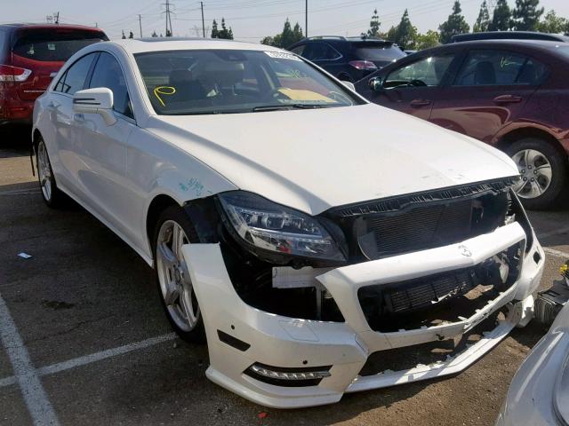 WDDLJ7DB7EA104135 - 2014 MERCEDES-BENZ CLS 550 WHITE photo 1