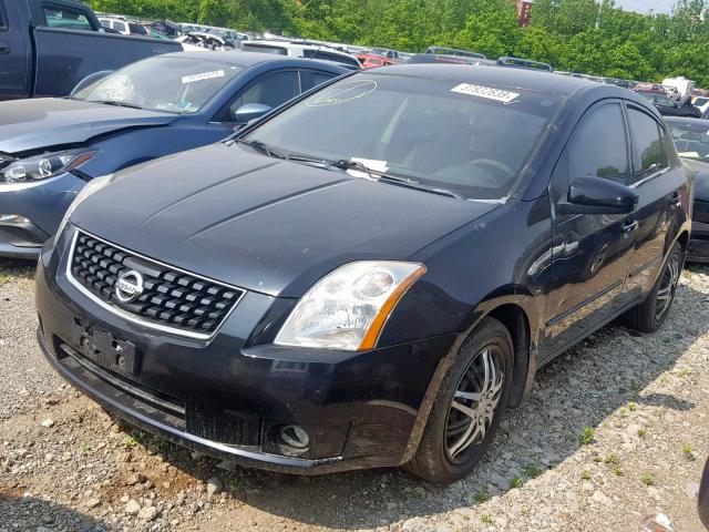 3N1AB61E88L636453 - 2008 NISSAN SENTRA 2.0 BLACK photo 2