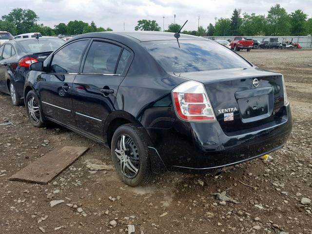 3N1AB61E88L636453 - 2008 NISSAN SENTRA 2.0 BLACK photo 3